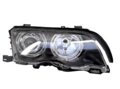 Alternative view of Angel Eyes frontlykter egnet for BMW 3-serie E46 (1998-2001) Black Edition