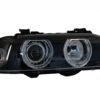 Angel Eyes Frontlykter egnet for BMW 5-serie E39 Sedan Touring (1996-2003) Black Grey Edition |