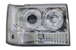Alternative view of Angel Eyes frontlykter egnet for Jeep Grand Cherokee I ZJ (1993-1998) Krom