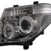 Angel Eyes Frontlykter egnet for Nissan Navara D40 (2004-2009) Pathfinder R51 (2005-2008) Krom |