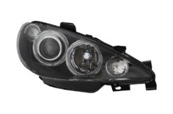 Alternative view of Angel Eyes frontlykter egnet for Peugeot 206 (2002-2008) Black LHD & RHD