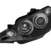 Angel Eyes frontlykter egnet for Peugeot 206 (2002-2008) Black LHD & RHD |