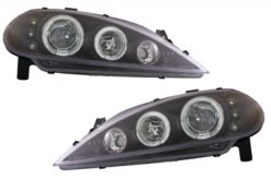Angel Eyes Frontlykter egnet for Renault Megane (3.1999-10.2002) Svart