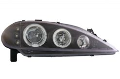 Alternative view of Angel Eyes Frontlykter egnet for Renault Megane (3.1999-10.2002) Svart