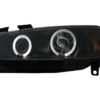 Angel Eyes Frontlykter egnet for Renault Megane II (2002-2008) Svart |
