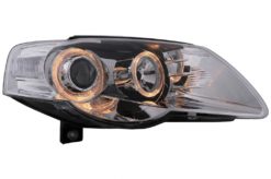 Alternative view of Angel Eyes frontlykter egnet for VW Passat B6 3C (03.2005-2010) Chrome LHD eller RHD