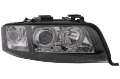 Alternative view of Angel Eyes Frontlykter Xenon egnet for Audi A6 4B C5 (06.2001-05.2004) LHD eller RHD Black