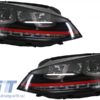 Monteringslykter 3D LED Blinklys DRL med gitter egnet for VW Golf 7 VII (2012-2017) RØD R20 GTI Look | Monteringslykter 3D LED Blinklys DRL med gitter egnet for VW Golf 7 VII (2012-2017) RØD R20 GTI Look |