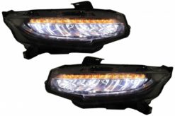 Alternative view of Monteringslykter og baklykter egnet for HONDA Civic MK10 (FC/FK) 2016+Limousine Full LED sekvensielle dynamiske svinglys rød/røyk