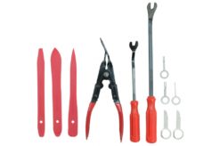 Alternative view of Verktøysett for fjerning av automatisk trim 19 STK Bærbar glidelåsveske