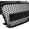 Merkeløs frontgitter egnet for Audi A1 8X (2010-2014) RS1 Design Piano Black | Merkeløs frontgitter egnet for Audi A1 8X (2010-2014) RS1 Design Piano Black |