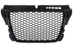 Merkeløs frontgitter egnet for AUDI A3 8P Facelift (2007-2012) RS Design Piano Black