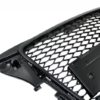Merkeløs frontgitter egnet for Audi A3 8P Facelift (2007-2012) RS Design Honeycomb Piano Black Grille Med PDC-deksler | Merkeløs frontgitter egnet for Audi A3 8P Facelift (2007-2012) RS Design Honeycomb Piano Black Grille Med PDC-deksler |