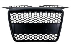 Merkeløs frontgrill egnet for Audi A3 8P (2004-2007) Hatchback Sportback RS Design Matt Svart