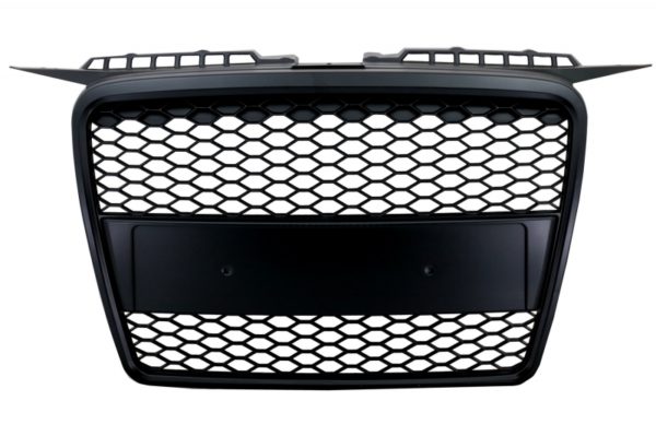 Merkeløs frontgrill egnet for Audi A3 8P (2004-2007) Hatchback Sportback RS Design Matt Svart |