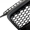 Merkeløs frontgrill egnet for Audi A3 8P (2004-2007) Hatchback Sportback RS Design Matt Svart | Merkeløs frontgrill egnet for Audi A3 8P (2004-2007) Hatchback Sportback RS Design Matt Svart |