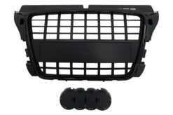 Merkeløs frontgrill egnet for Audi A3 8P Facelift (2008-2012) Svart