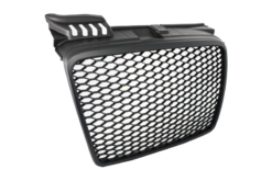 Alternative view of Merkeløs frontgrill egnet for Audi A4 B7 (2004-2008) RS4 matt svart
