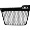 Merkeløs frontgrill egnet for Audi A4 B7 (2004-2008) RS4 matt svart |