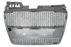 Merkeløs frontgrill egnet for Audi A4 B7 Limousine Avant Cabrio (2004-2009) RS4 Design Chrome
