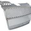 Merkeløs frontgrill egnet for Audi A4 B7 Limousine Avant Cabrio (2004-2009) RS4 Design Chrome | Merkeløs frontgrill egnet for Audi A4 B7 Limousine Avant Cabrio (2004-2009) RS4 Design Chrome |