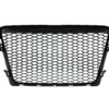 Merkeløs frontgrill egnet for Audi A4 B8 (2007-2012) RS Design Piano Black | Merkeløs frontgrill egnet for Audi A4 B8 (2007-2012) RS Design Piano Black |