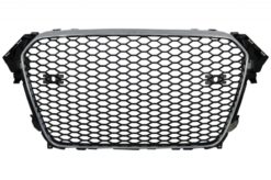 Merkeløs frontgitter egnet for AUDI A4 B8 Facelift (2012-2015) RS Design med og uten PDC