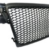 Merkeløs frontgitter Passer for Audi A4 B8 (2008-2011) RS4 Design Matt Svart | Merkeløs frontgitter Passer for Audi A4 B8 (2008-2011) RS4 Design Matt Svart |