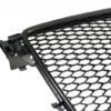 Merkeløs frontgitter Passer for Audi A4 B8 (2008-2011) RS4 Design Matt Svart | Merkeløs frontgitter Passer for Audi A4 B8 (2008-2011) RS4 Design Matt Svart |