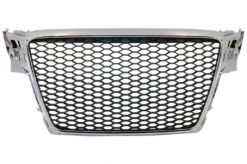 Merkeløs frontgitter egnet for AUDI A4 B8 (2007-2012) Limousine Avant RS Design Chrome