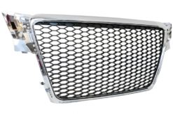 Alternative view of Merkeløs frontgitter egnet for AUDI A4 B8 (2007-2012) Limousine Avant RS Design Chrome