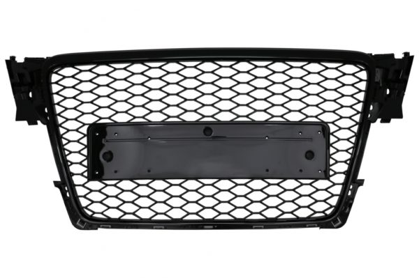 Merkeløs frontgrill egnet for Audi A4 B8 (2007-2012) RS Design Piano Black |