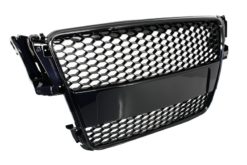 Alternative view of Merkeløs frontgrill egnet for Audi A5 8T (2007-2011) RS Design Piano Black