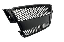 Alternative view of Merkeløs frontgitter egnet for AUDI A5 8T (2007-2011) RS Design Matte Black
