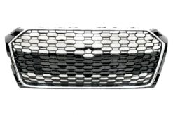 Alternative view of Merkeløs frontgrill egnet for Audi A5 F5 (2017-2019) RS Design Black Chrome