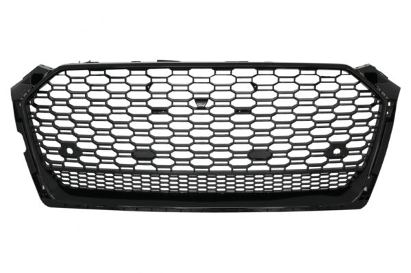 Merkeløs frontgrill egnet for Audi A5 F5 (2017-2019) RS Design Piano Black