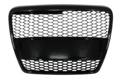 Merkeløs frontgitter egnet for Audi A6 4F C6 (2004-2007) RS Design Piano Black