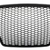 Merkeløs frontgrill egnet for Audi A6 4F2 4F C6 (2004-2011) RS Design Matte Svart | Merkeløs frontgrill egnet for Audi A6 4F2 4F C6 (2004-2011) RS Design Matte Svart |