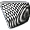 Merkeløs frontgitter Passer for Audi A6 4F2 4F C6 (2004-2011) RS Design Krom Svart | Merkeløs frontgitter Passer for Audi A6 4F2 4F C6 (2004-2011) RS Design Krom Svart |