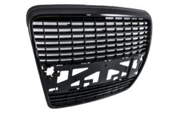 Alternative view of Merkeløs frontgrill egnet for Audi A6 4F 4F2 Sedan Avant (2004-2011) Piano Black