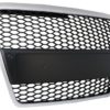 Merkeløs frontgrill egnet for Audi A6 4F 4F2 C6 (2004-2011) Limousine Avant RS Design Matt Sølv | Merkeløs frontgrill egnet for Audi A6 4F 4F2 C6 (2004-2011) Limousine Avant RS Design Matt Sølv |