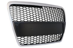 Alternative view of Merkeløs frontgrill egnet for Audi A6 4F 4F2 C6 (2004-2011) Limousine Avant RS Design Matt Sølv