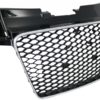 Merkeløst frontgitter egnet for AUDI TT 8J 2006+ RS Design Piano Black Chrome Border | Merkeløst frontgitter egnet for AUDI TT 8J 2006+ RS Design Piano Black Chrome Border |