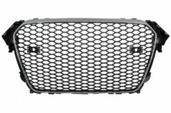 Alternative view of Merkeløst frontgitter med støtfanger og eksosspisser RS4 Design egnet for AUDI A4 B8 Limo Avant Facelift (2012-2015)