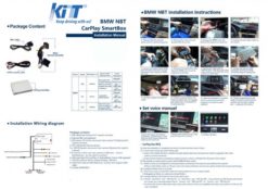 Alternative view of BMW F10 F11 F20 F30 F32 F36 F01 X5 X6 NBT Car Play Android Auto egnet for SMART Box