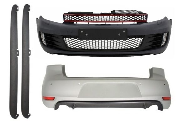 Body Kit Støtfanger egnet for VW Golf VI Golf 6 (2008-2013) med sideskjørt GTI Design