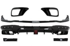 Body Kit Front Bumper Lip and Air Diffuser egnet for Mercedes S-Class W222 Facelift S65 S63 (07.2017-08.2020) Sedan
