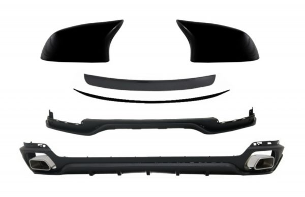 Body Kit Front Bumper Lip med luftdiffuser og speildeksler egnet for BMW X5 F15 (2014-2018) Aero Package M Performance Design |