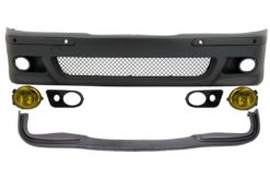 Karosserisett Frontstøtfanger Spoiler Tåkelys Gule deksler egnet for BMW E39 5 Series 95-03 M5 Design