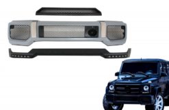 Body Kit Front Bumper Spoiler LED DRL Extension egnet for Mercedes G-Klasse W463 (1989-2017) G65 Design